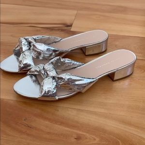 Loeffler Randall silver sandals